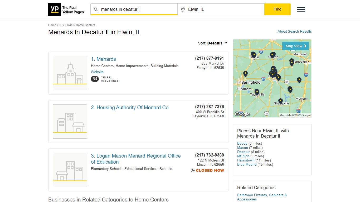 Menards In Decatur Il Locations & Hours Near Elwin, IL - YP.com